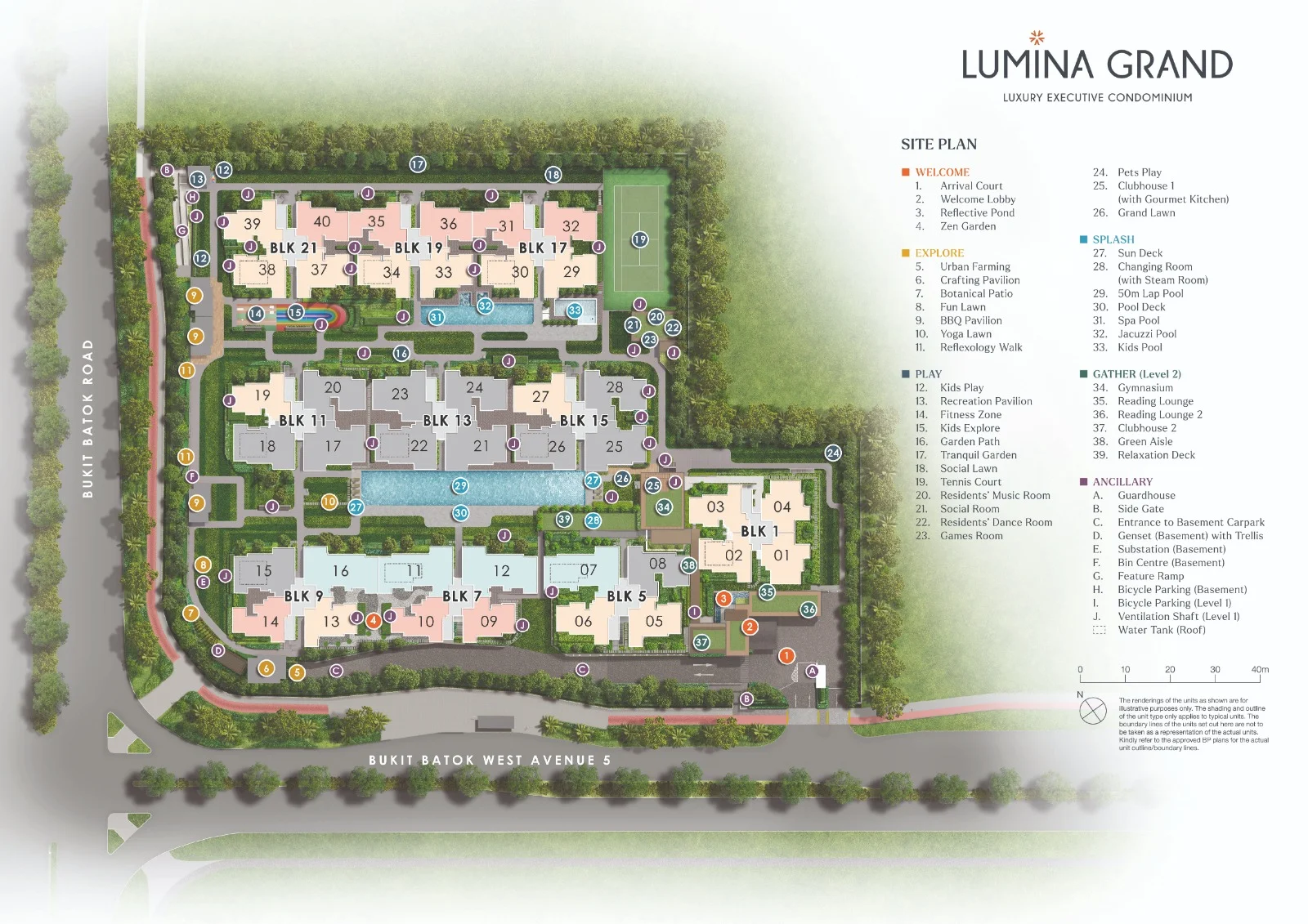 Lumina Grand Site Plan